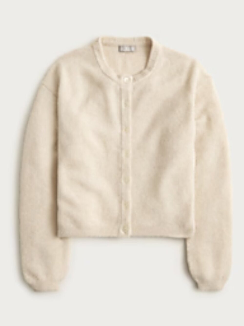J.Crew Supersoft Bubble Hem Cardigan M NWT